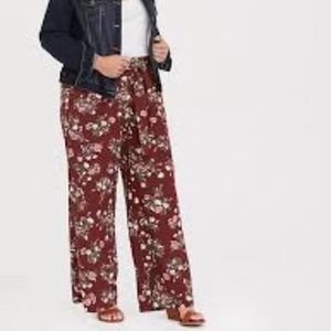 Torrid gauzy wide leg pants